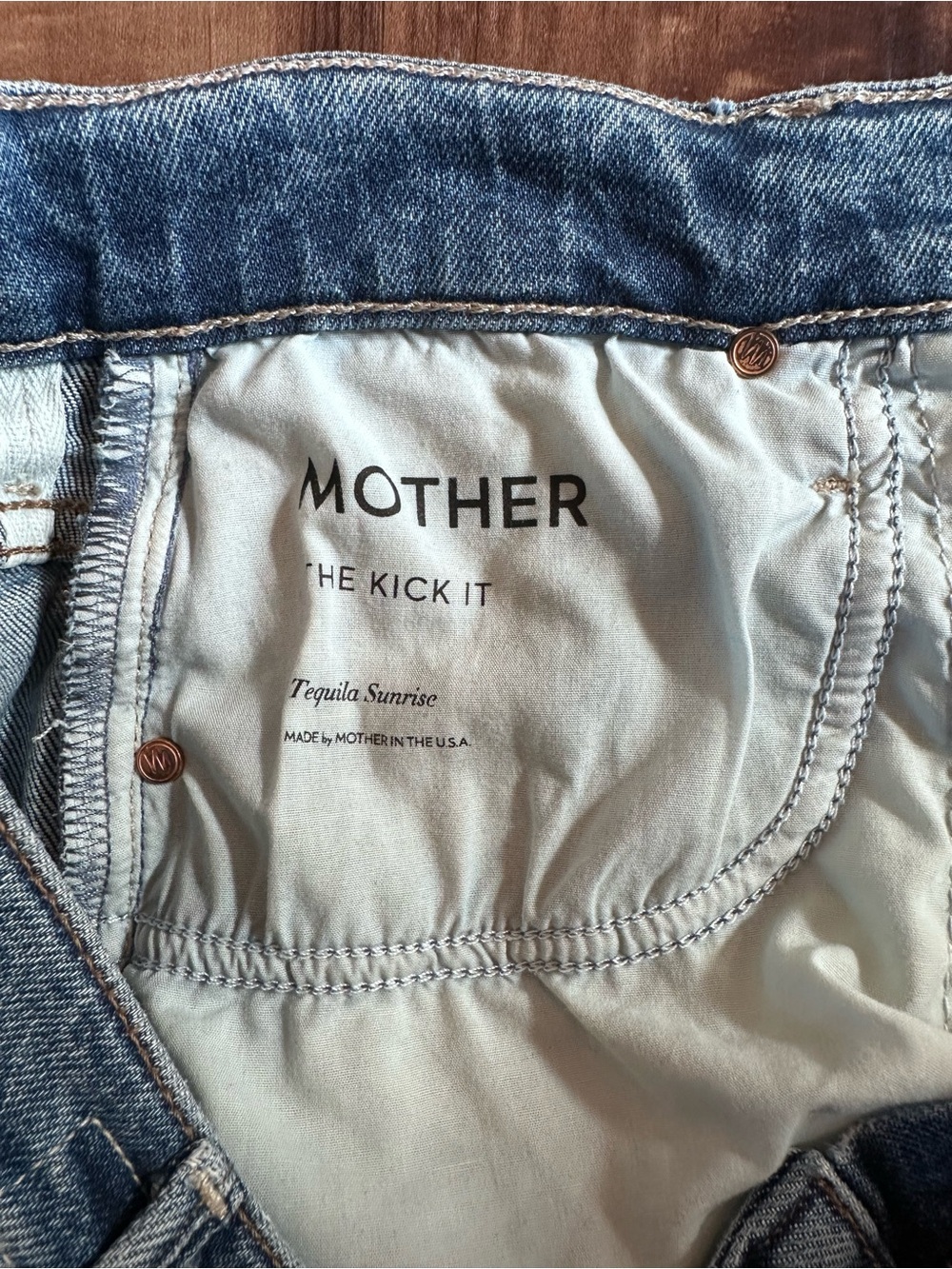 ❤️ Like new MOTHER the Kick It in Tequila Sunrise sz27 🌅 - Picture 14 of 16